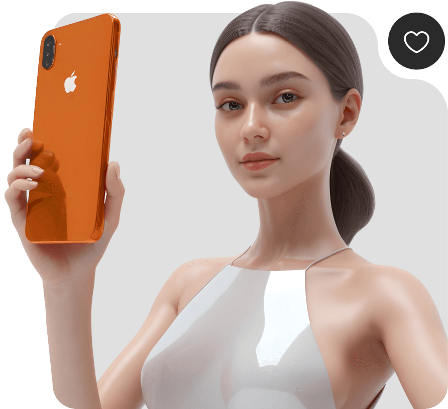 woman with phone